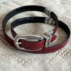 NWOT Brighton red belt
